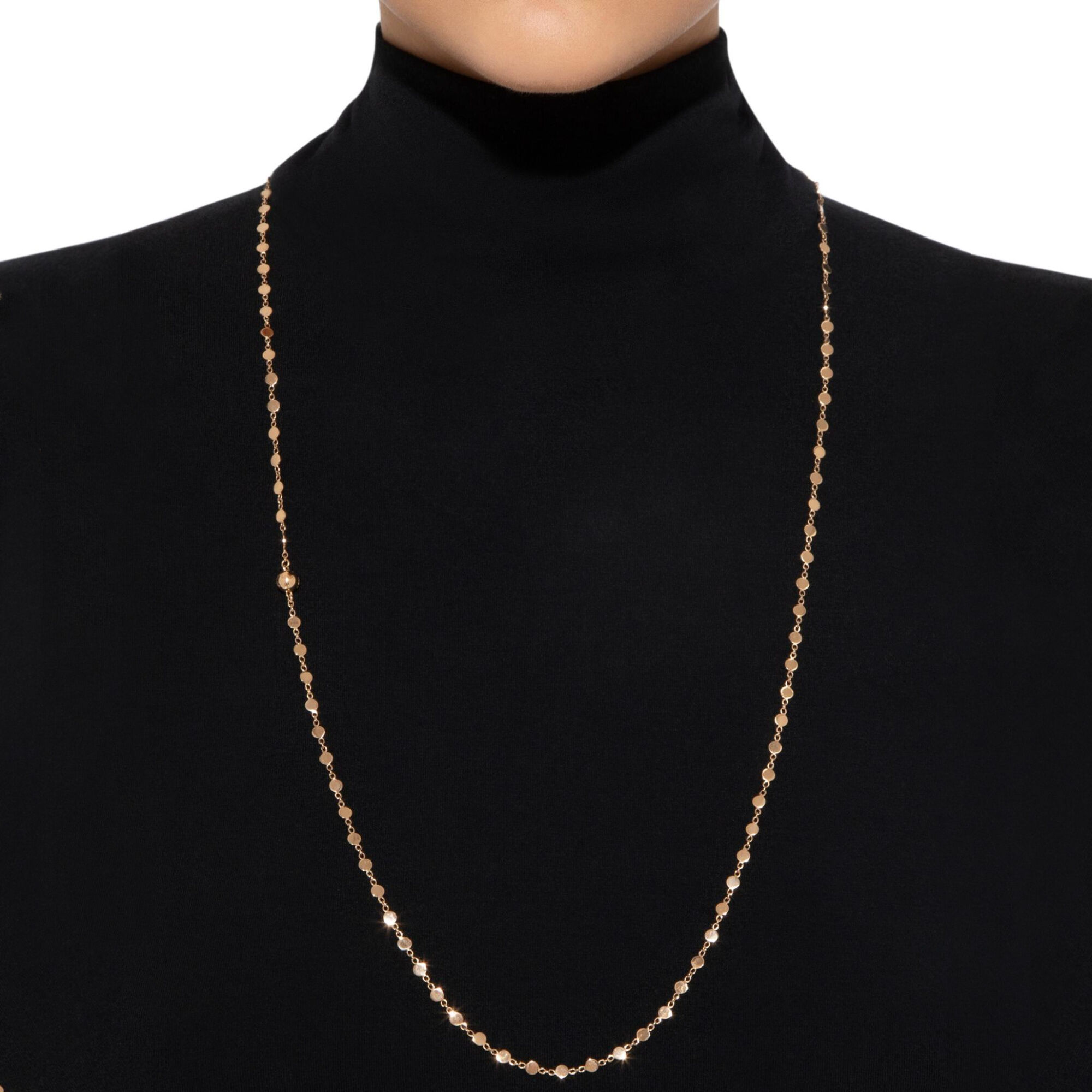 Rose gold and black chain store